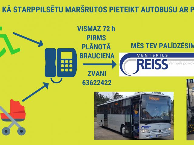 Vai starppilsētu autobusi ir piemēroti cilvēkiem ar kustību traucējiem?