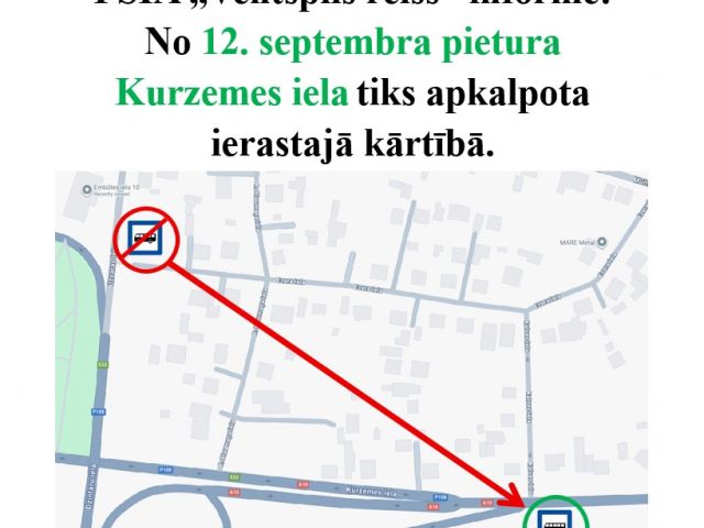 Autobusi atsāks kursēt pa Kurzemes ielu